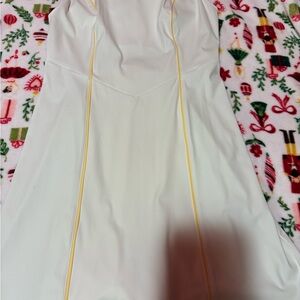 Speedo White and Yellow Swimsuit